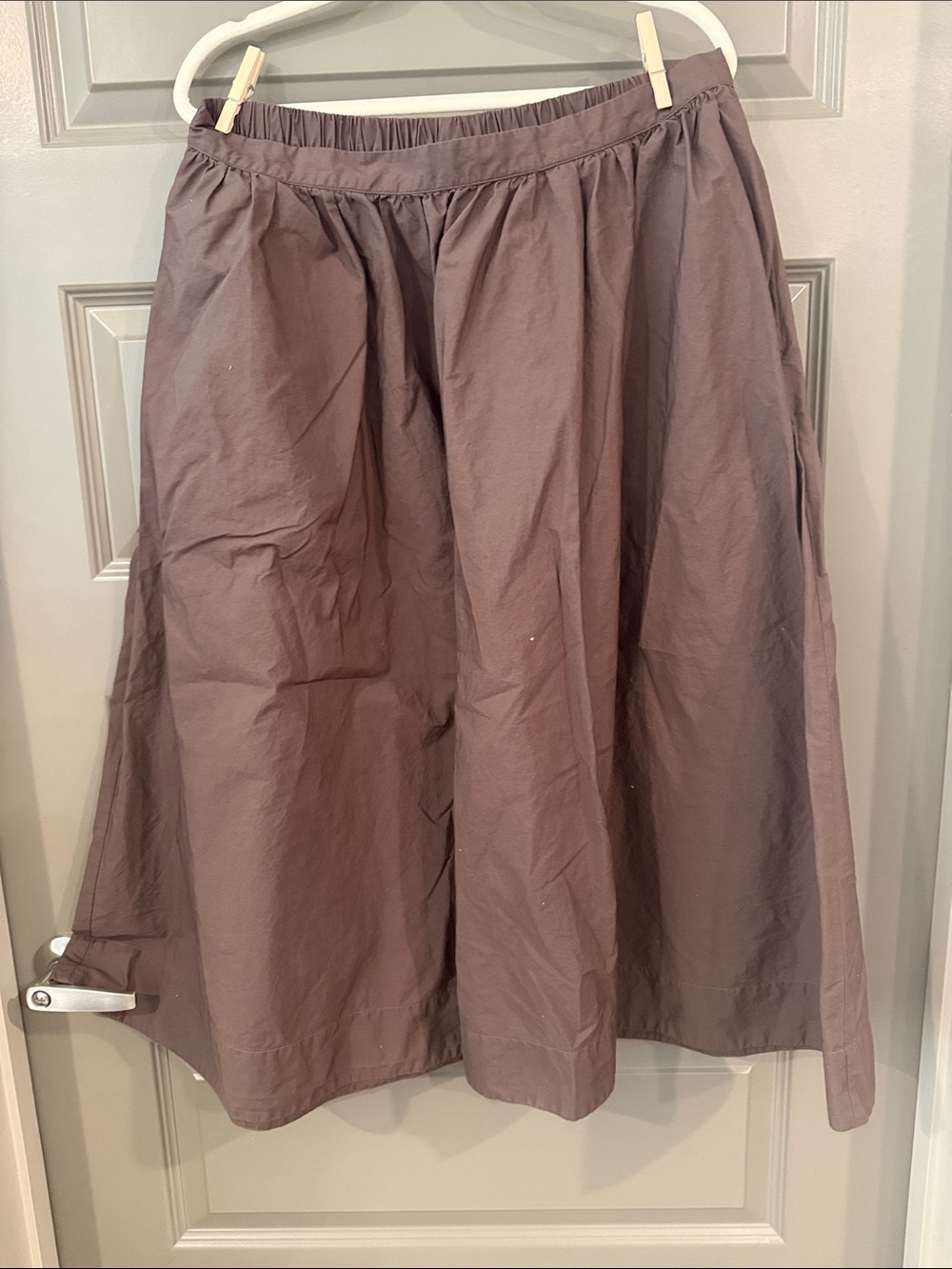 Women's Full A-Line Skirt in Mauve
